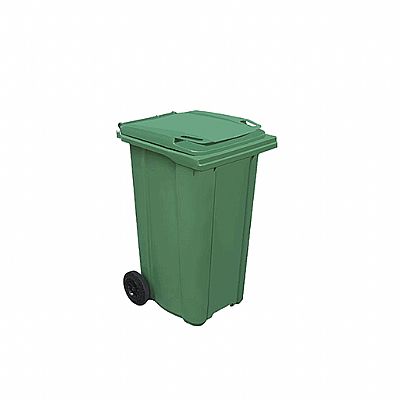 Waste bin 240LT with footplate